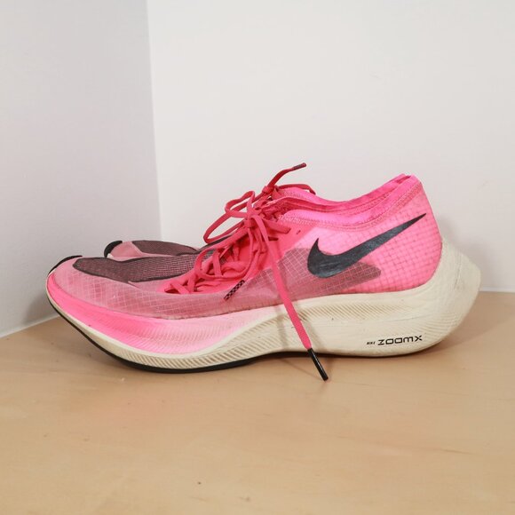 Nike Vaporfly Next% Pink Blast Running Shoes | Men's 9.5 - Picture 2 of 11